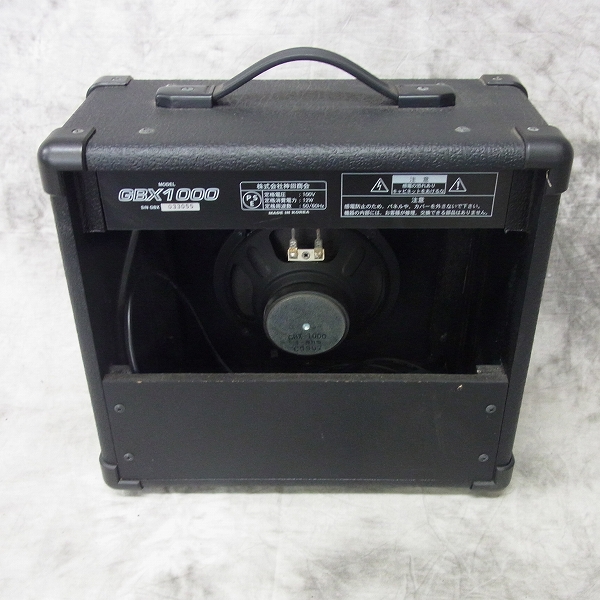 実際に弊社で買取させて頂いたGreco/グレコ コンボアンプ GBX1000 ギター・ベース兼用アンプの画像 2枚目