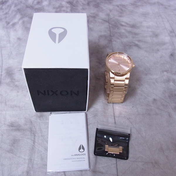 実際に弊社で買取させて頂いたNIXON/ニクソン CANNON ALL ROSE GOLD/キャノン A160897の画像 5枚目