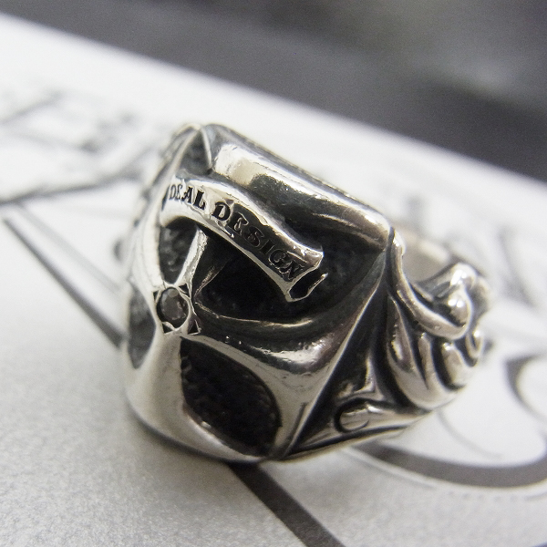 実際に弊社で買取させて頂いた【ギャラ付】BWL×DEAL DESIGN/ビルウォールレザー×ディールデザイン ゴシッククロスリング 19号