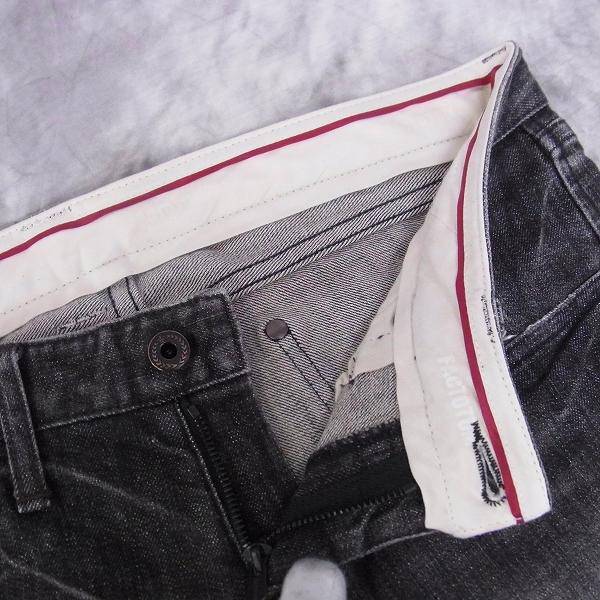 実際に弊社で買取させて頂いたFACTOTUM/ファクトタム ブラックデニムパンツ 30の画像 2枚目