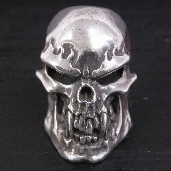 実際に弊社で買取させて頂いたCRAZY PIG/クレイジーピッグ Psycho S.O.B/サイコソブスカルリング 21号の画像 1枚目