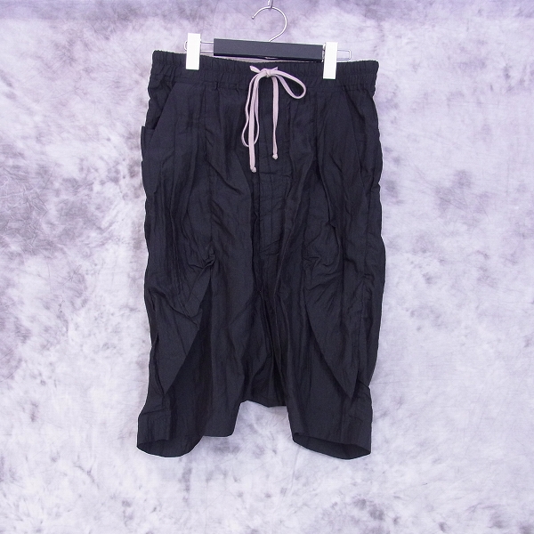 実際に弊社で買取させて頂いたRick Owens/リックオウエンス シルク混 ドローストリングパンツ S