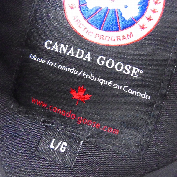 実際に弊社で買取させて頂いたCANADA GOOSE/カナダグース EDIFICE別注 JASPER PARKA/ジャスパー Lの画像 2枚目