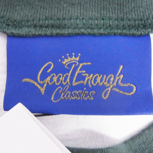 実際に弊社で買取させて頂いた【未使用】GOODENOUGH グッドイナフ ラグランTシャツ/YOUTH-Lの画像 2枚目