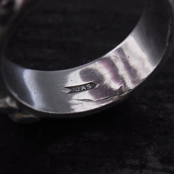 実際に弊社で買取させて頂いたCRAZY PIG/クレイシーピッグ TUDOR TOP RING/チューダー トップ リング 19号の画像 5枚目