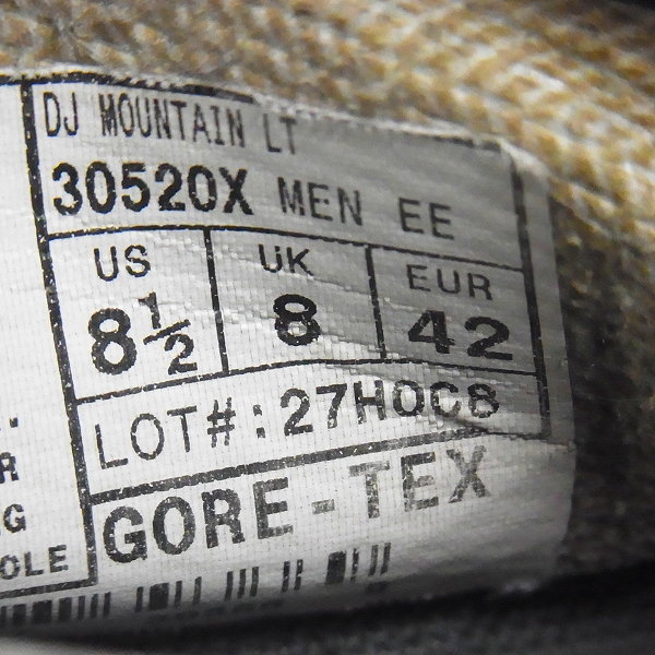 実際に弊社で買取させて頂いたDANNER/ダナー GORE-TEX マウンテンライト ブーツ 30520X/8.5の画像 5枚目