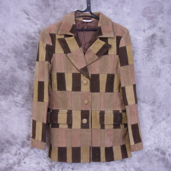 実際に弊社で買取させて頂いたHysterics/ヒステリックス ゴートレザー パッチワーク 3Bジャケット F