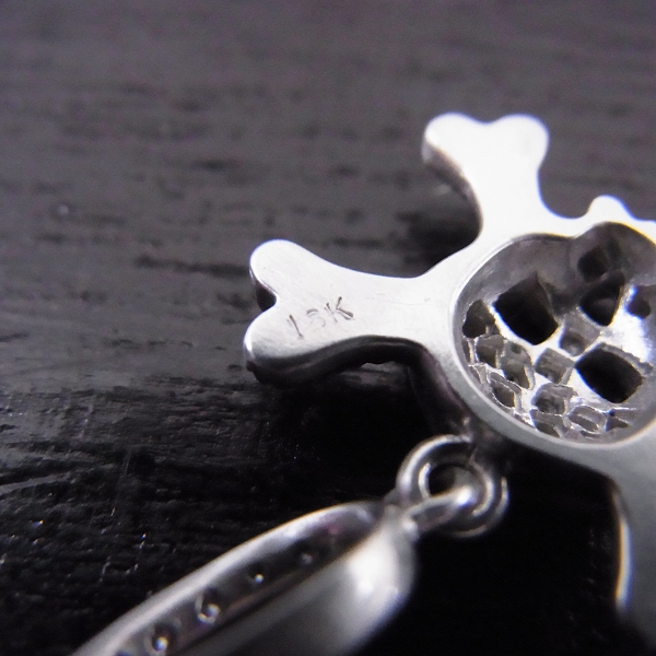 実際に弊社で買取させて頂いたLoree Rodkin/ローリーロドキン スカルチャーム パヴェダイヤ/18KWGの画像 3枚目