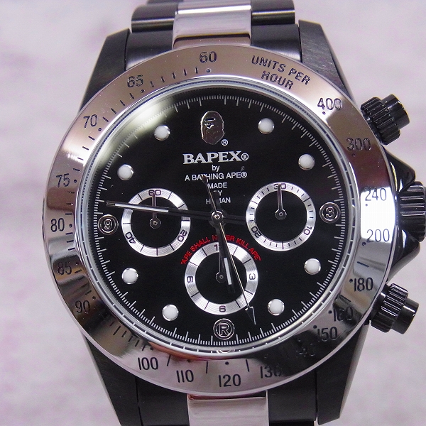 アベイシングエイプBAPEX自動巻きデイトナA BATHING APE