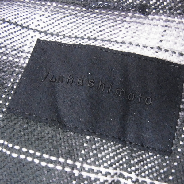 実際に弊社で買取させて頂いたjunhashimoto/ジュンハシモト CHECK HOOK 長袖シャツ SHT1002 グレー/3の画像 2枚目