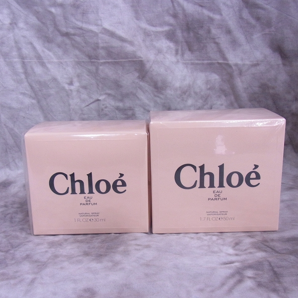 実際に弊社で買取させて頂いた【未開封】Chloe/クロエ オードパルファム EDP 50ml / 30ml 2点セット