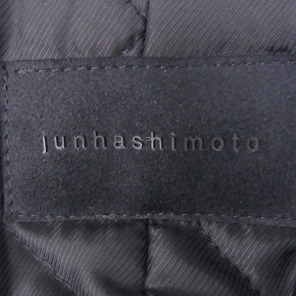 実際に弊社で買取させて頂いたjunhashimoto/ジュンハシモト ツイードブランケットダッフルコート 4の画像 2枚目