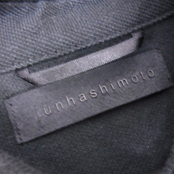実際に弊社で買取させて頂いたjunhashimoto/ジュンハシモト　インポケットポロシャツ TSH005 T05 ブラック/4の画像 2枚目