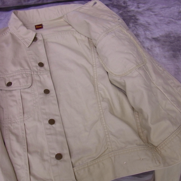 実際に弊社で買取させて頂いたDENIME/ドゥニーム ワークジャケット 42の画像 4枚目