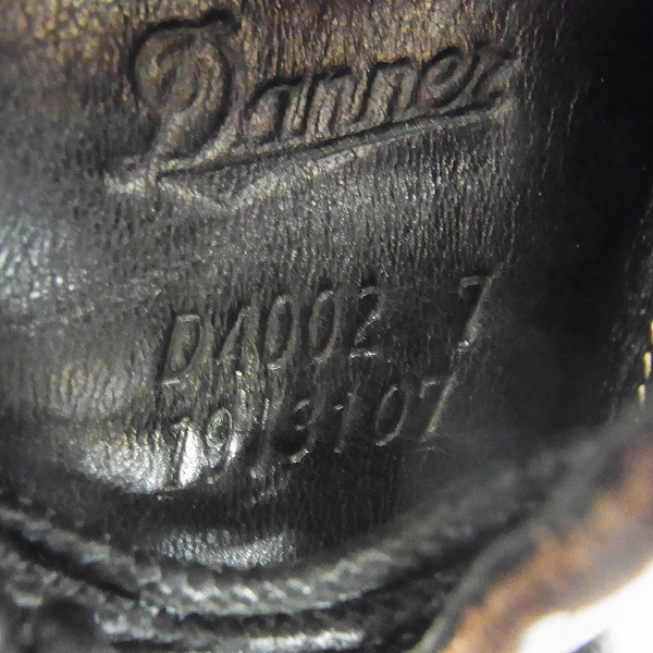 実際に弊社で買取させて頂いたDanner/ダナー フットリバー レザー ローカット スニーカー D4002/7の画像 5枚目