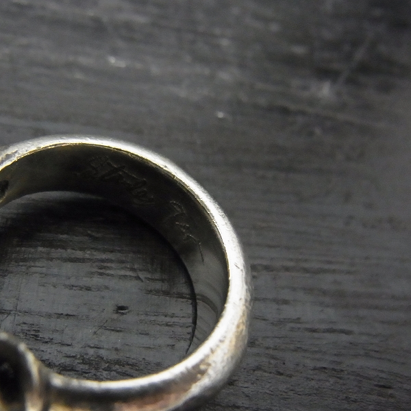 実際に弊社で買取させて頂いたSTANLEY GUESS/スタンリーゲス ハンドオーバーヘッドスカルリング 19号 SV925の画像 4枚目