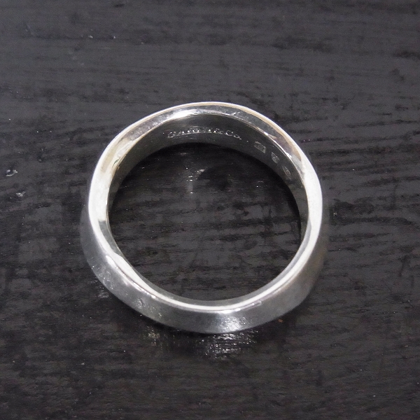 実際に弊社で買取させて頂いたGARNI＆co/ガルニ Wave Ring/ロゴ入り シルバーリング 21号の画像 3枚目