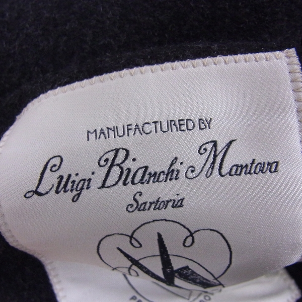 実際に弊社で買取させて頂いたHYDROGEN×Luigi Bianchi Mantova ロングコート 46Rの画像 3枚目