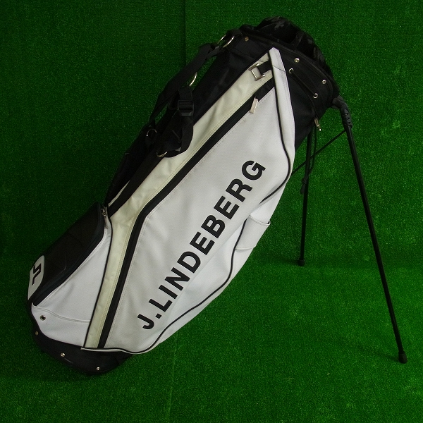実際に弊社で買取させて頂いた中古 リンドバーグ J.LINDEBERG スタンド付キャディバッグ WTの画像 5枚目