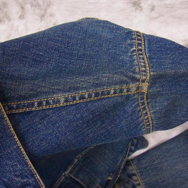 実際に弊社で買取させて頂いたDENIME/ドゥニーム 2nd デニムジャケット /Gジャン/Lの画像 9枚目