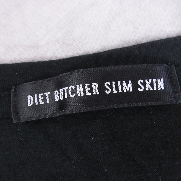 実際に弊社で買取させて頂いたDIET BUTCHER SLIM SKIN/ダイエットブッチャースリムスキン バタフライ Tシャツ/2の画像 2枚目