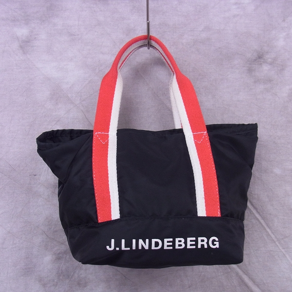 実際に弊社で買取させて頂いたJ.LINDEBERG/Jリンドバーグ ロゴプレート付き ミニトートバッグ JL-907の画像 1枚目