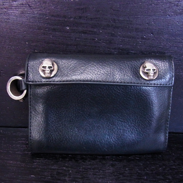 実際に弊社で買取させて頂いたSTANLEY GUESS/スタンリーゲス スカルボタンウォレット 財布 