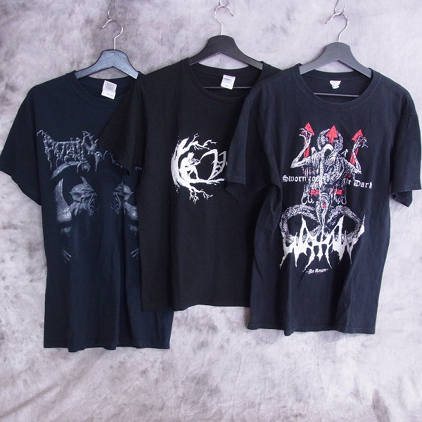 実際に弊社で買取させて頂いたEMPEROR/Opeth/BATHORY/ROTTING CHRIST/Vreid ブラックメタルバンドTシャツ等7点セットの画像 2枚目