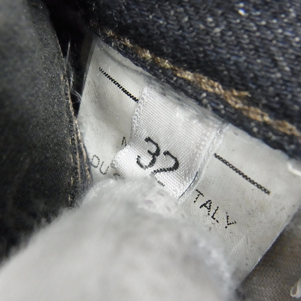 実際に弊社で買取させて頂いたDRKSHDW/ダークシャドウ コーティングデニムパンツ 32の画像 3枚目