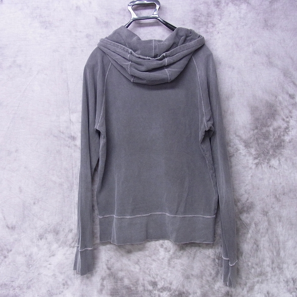 実際に弊社で買取させて頂いたM/エム ピグメント加工 プルオーバーパーカー Lの画像 1枚目