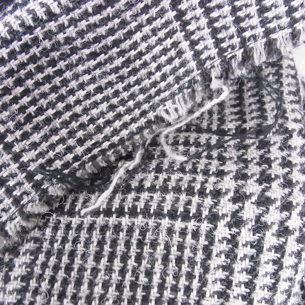 実際に弊社で買取させて頂いたjunhashimoto/ジュンハシモト　13AW カッティングジャケット グレンチェック JKT1006 CVW03/4の画像 4枚目