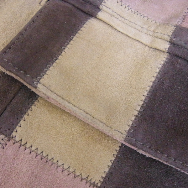 実際に弊社で買取させて頂いたHysterics/ヒステリックス ゴートレザー パッチワーク 3Bジャケット Fの画像 6枚目