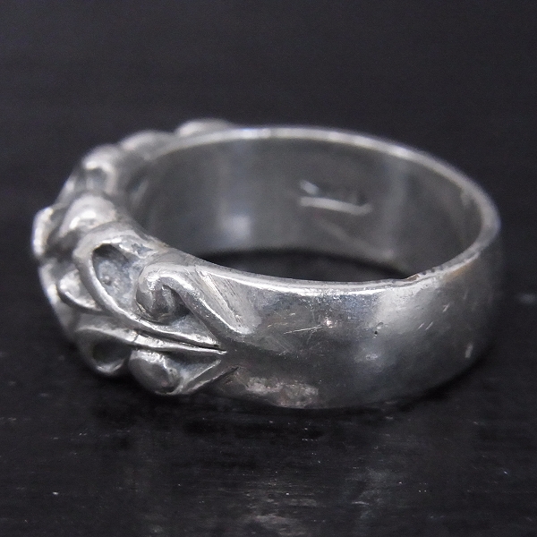 実際に弊社で買取させて頂いたCRAZY PIG/クレイシーピッグ TUDOR TOP RING/チューダー トップ リング 19号の画像 2枚目