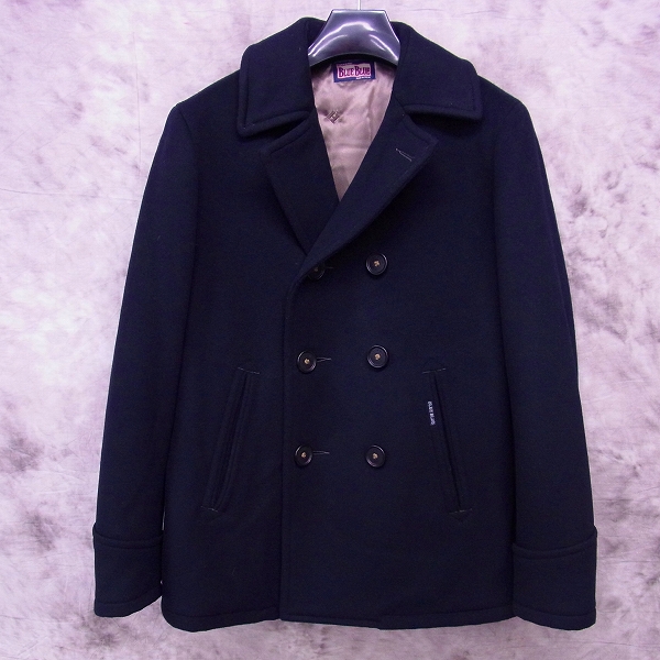 実際に弊社で買取させて頂いたBLUE BLUE/ブルーブルー カシミヤ混 ウール Pコート/JK763/L