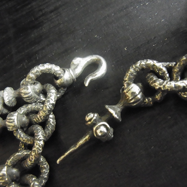 実際に弊社で買取させて頂いたDeaf Breed/デフブリード B-3ブレスレット シルバーの画像 1枚目