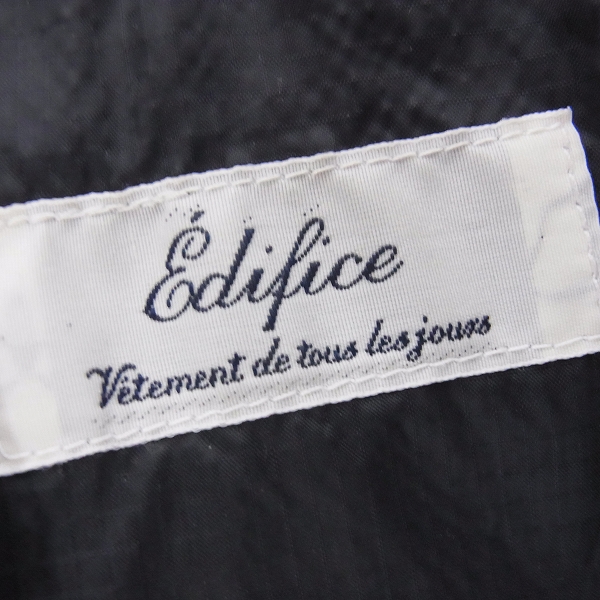 実際に弊社で買取させて頂いたEDIFICE/エディフィス ナイロン ブルゾン ジャケット/38の画像 2枚目