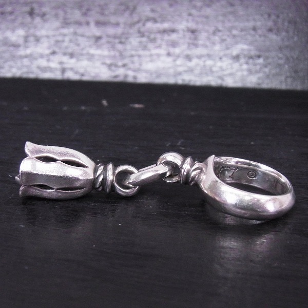 実際に弊社で買取させて頂いた【ギャラ付き】LONE ONES/ロンワンズ SILK BELL S RING/シルク ベル S リング 9.5号の画像 5枚目