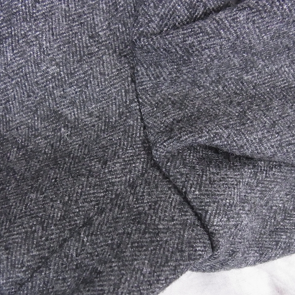 実際に弊社で買取させて頂いたjunhashimoto/ジュンハシモト　13AW 3Dテーラードジャケット カシミアヘリンボーン JKT1001 GAH01/5の画像 5枚目