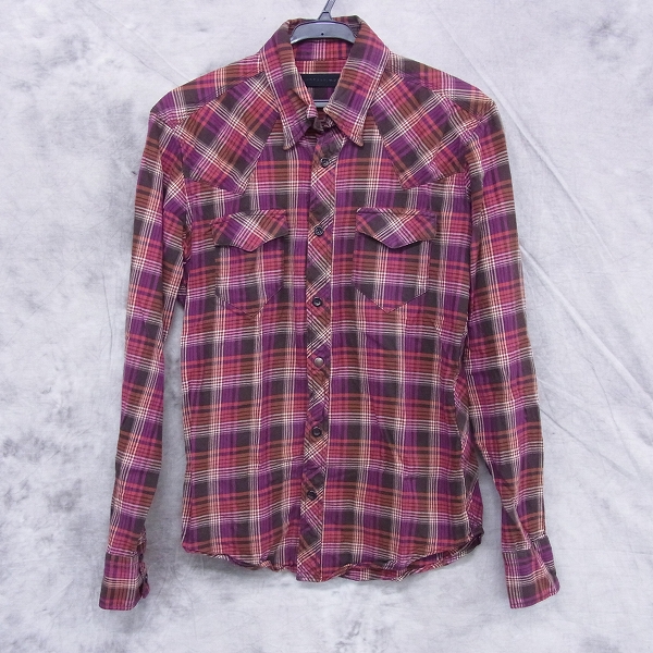 実際に弊社で買取させて頂いたjunhashimoto/ジュンハシモト イーストサイドウエスタンシャツ SHT026/3