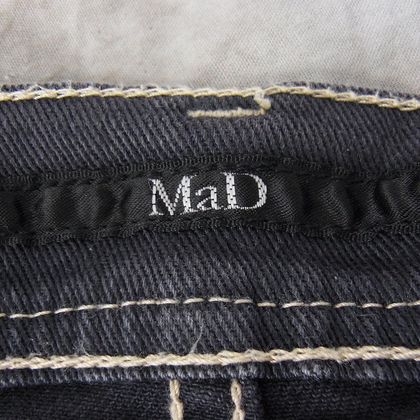 実際に弊社で買取させて頂いたMAD/ムーンエイジデビルメント 鍵付 ワンウォッシュデニムパンツ/00の画像 3枚目