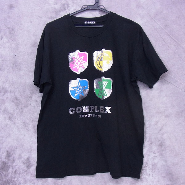 実際に弊社で買取させて頂いたCOMPLEX/コンプレックス 20110730/31 バンドTシャツ 半袖 /XL