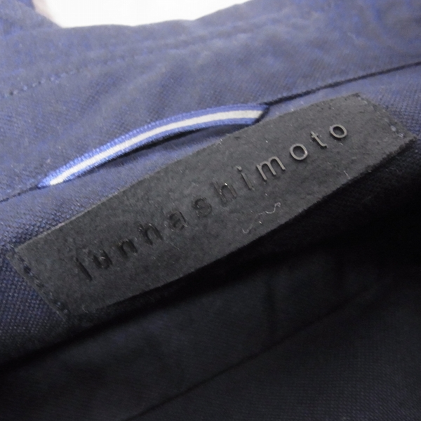 実際に弊社で買取させて頂いたjunhashimoto/ジュンハシモト　SIDE JERSEY SHORT BD SHIRT/サイドジャージーショートブロードシャツ SHT051/6の画像 2枚目