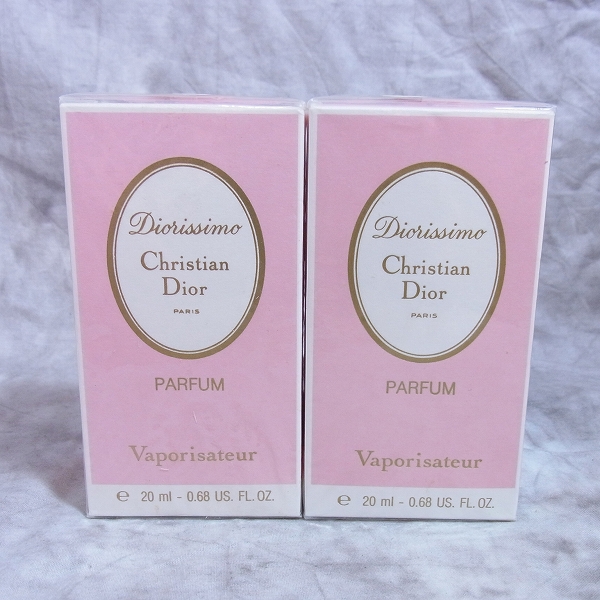 実際に弊社で買取させて頂いた【未開封】CHRISTIAN DIOR/ディオール DIORISSIMO EDT 20ml 2点セット