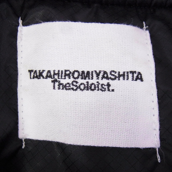 実際に弊社で買取させて頂いたTAKAHIRO MIYASHITA TheSoloist/ソロイスト 16AW フライトジャケット タイプ3 sj.0023AW16/46の画像 2枚目