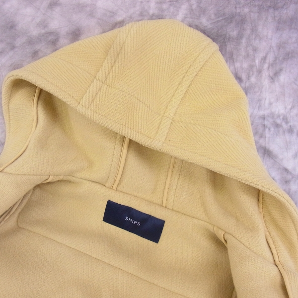 実際に弊社で買取させて頂いたSHIPS/シップス ダッフルコート ミドル丈 VALLOMBROSA 314-15-0292/16AW/36の画像 5枚目