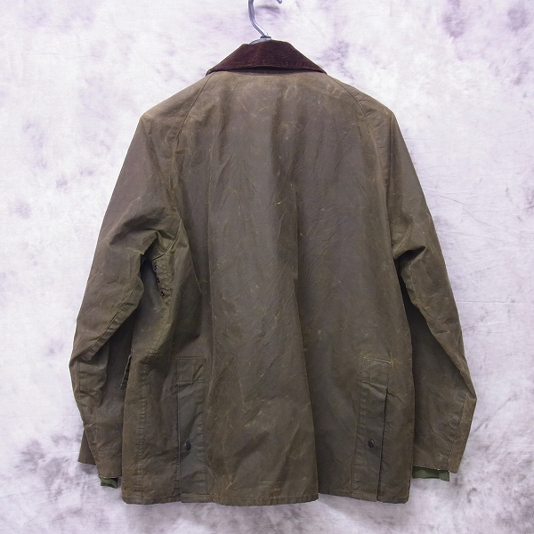 実際に弊社で買取させて頂いたBarbour/バブアー BEDALE/ビデイルオイルドジャケット/102CM/40INの画像 1枚目