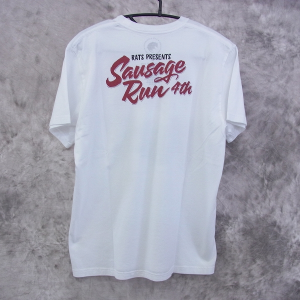 実際に弊社で買取させて頂いたRATS/ラッツ SAUSAGE RUN 4TH T-SHIRT/プリントTee/Tシャツ Lの画像 1枚目