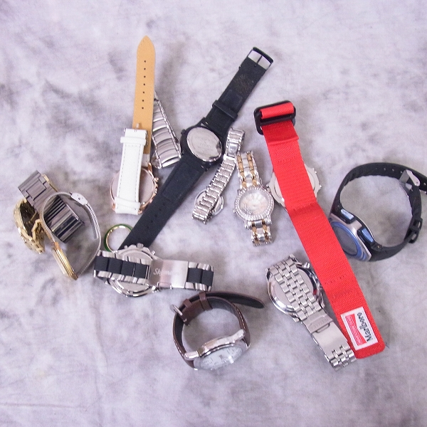 実際に弊社で買取させて頂いたSEIKO/セイコー CITIZEN/シチズン カシオ等 メタルバンド/ラバー クォーツ 腕時計 まとめての画像 2枚目