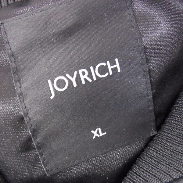実際に弊社で買取させて頂いたJOYRICH/ジョイリッチ ワッペン付き スタジャン XLの画像 2枚目