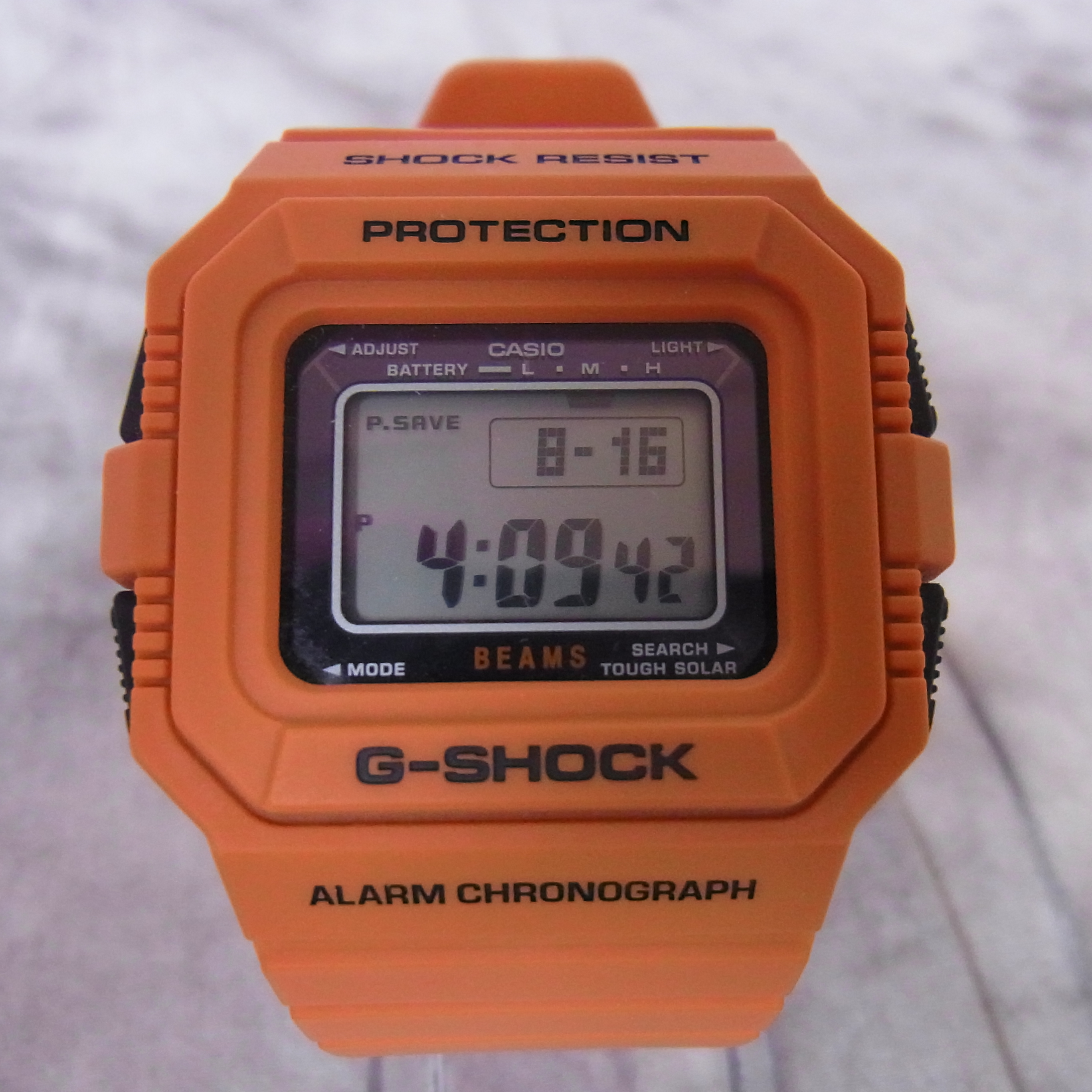 BEAMS×G-SHOCK G-5500BE デジタル腕時計 オレンジ 【公式通販】 G